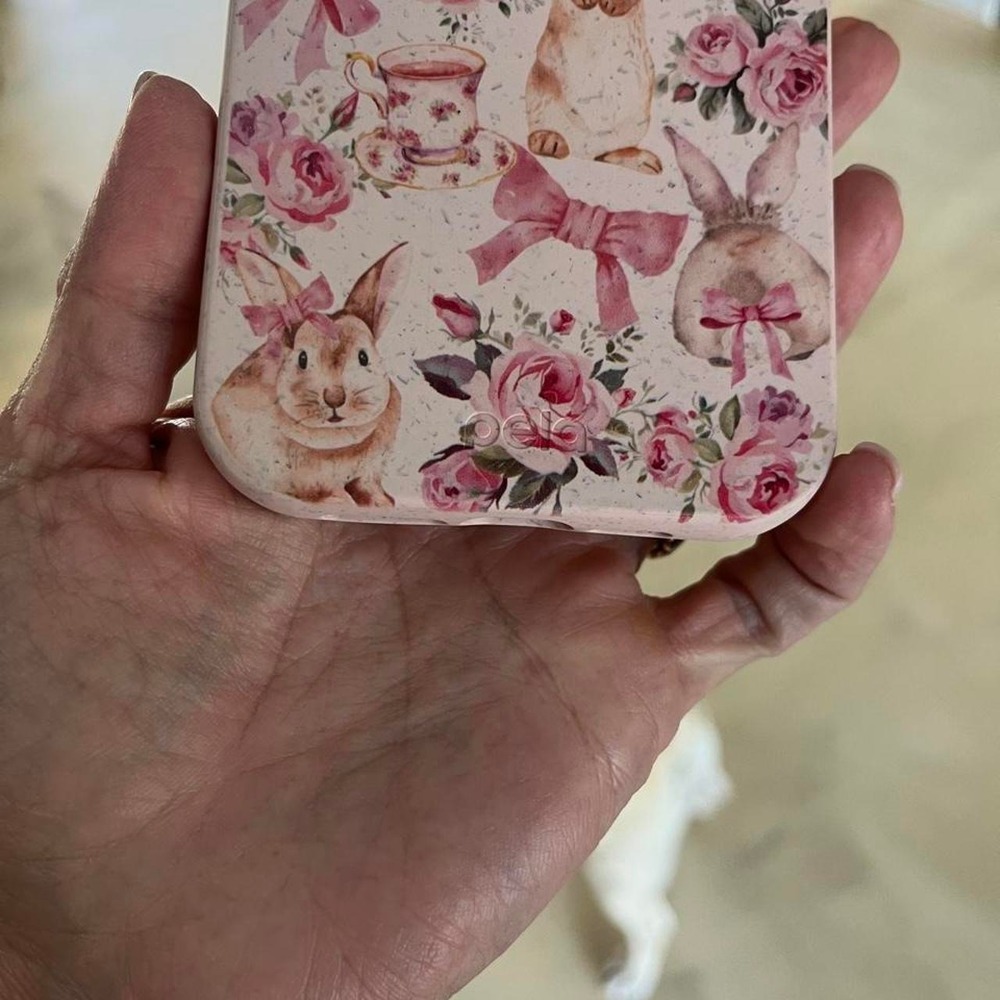 Pela iPhone 15 Pro Max Case Compostable Coquette Bow Floral MagSafe